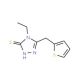 4-Ethyl-5-(thien-2-ylmethyl)-4H-1,2,4-triazole-3-thiol (CAS 667435-85-0) - chemical structure image