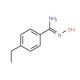 4-ethyl-N′-hydroxybenzenecarboximidamide - chemical structure image