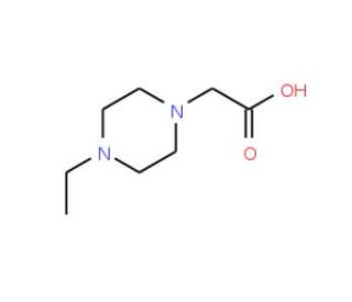 (4-Ethyl-piperazin-1-yl)-acetic acid (CAS 672285-91-5) - chemical structure image