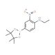 4-(Ethylamino)-3-nitrobenzeneboronic acid, pinacol ester - chemical structure image