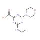 4-Ethylamino-6-morpholin-4-yl-[1,3,5]triazine-2-carboxylic acid - chemical structure image