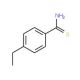 4-ethylbenzenecarbothioamide (CAS 57774-76-2) - chemical structure image