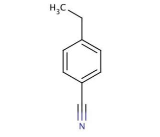 4-Ethylbenzonitrile (CAS 25309-65-3) - chemical structure image