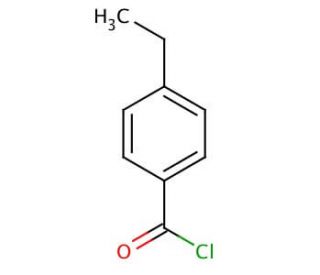 4-Ethylbenzoyl chloride (CAS 16331-45-6) - chemical structure image