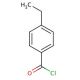 4-Ethylbenzoyl chloride (CAS 16331-45-6) - chemical structure image