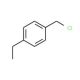 4-Ethylbenzyl chloride (CAS 1467-05-6) - chemical structure image