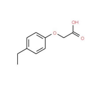 4-Ethylphenoxyacetic acid (CAS 24431-27-4) - chemical structure image