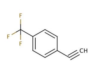 4-Ethynyl-&alpha;,&alpha;,&alpha;-trifluorotoluene (CAS 705-31-7) - chemical structure image