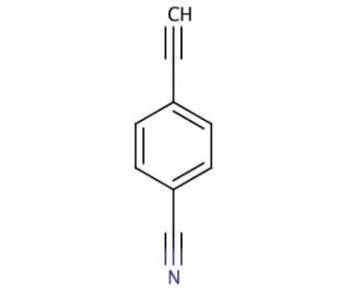 4-Ethynylbenzonitrile (CAS 3032-92-6) - chemical structure image