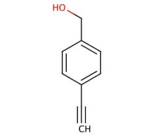 4-Ethynylbenzyl alcohol (CAS 10602-04-7) - chemical structure image