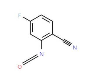 4-fluoro-2-isocyanatobenzonitrile - chemical structure image