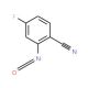 4-fluoro-2-isocyanatobenzonitrile - chemical structure image
