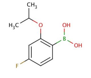4-Fluoro-2-isopropoxyphenylboronic acid (CAS 480438-59-3) - chemical structure image