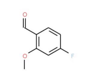 4-Fluoro-2-methoxybenzaldehyde (CAS 450-83-9) - chemical structure image