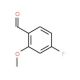 4-Fluoro-2-methoxybenzaldehyde (CAS 450-83-9) - chemical structure image