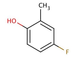 4-Fluoro-2-methylphenol (CAS 452-72-2) - chemical structure image