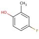 4-Fluoro-2-methylphenol (CAS 452-72-2) - chemical structure image