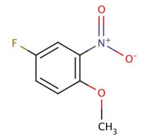 4-Fluoro-2-nitroanisole (CAS 445-83-0) - chemical structure image