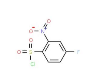 4-fluoro-2-nitrobenzenesulfonyl chloride (CAS 568586-10-7) - chemical structure image