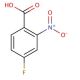 4-Fluoro-2-nitrobenzoic acid (CAS 394-01-4) - chemical structure image