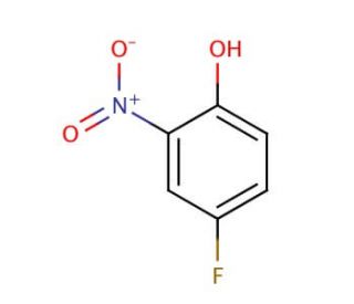 4-Fluoro-2-nitrophenol (CAS 394-33-2) - chemical structure image
