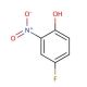 4-Fluoro-2-nitrophenol (CAS 394-33-2) - chemical structure image
