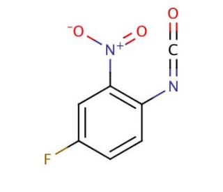 4-Fluoro-2-nitrophenyl isocyanate (CAS 190774-51-7) - chemical structure image