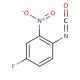 4-Fluoro-2-nitrophenyl isocyanate (CAS 190774-51-7) - chemical structure image