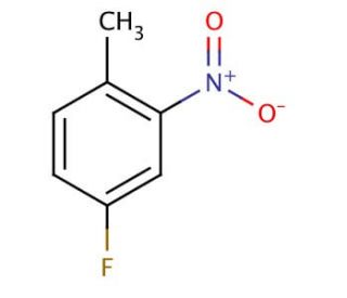 4-Fluoro-2-nitrotoluene (CAS 446-10-6) - chemical structure image