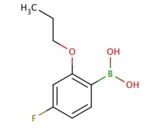 4-Fluoro-2-propoxyphenylboronic acid (CAS 480438-60-6) - chemical structure image