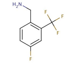 4-Fluoro-2-(trifluoromethyl)benzenemethanamine (CAS 202522-22-3) - chemical structure image