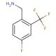 4-Fluoro-2-(trifluoromethyl)benzenemethanamine (CAS 202522-22-3) - chemical structure image
