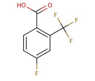4-Fluoro-2-(trifluoromethyl)benzoic acid (CAS 141179-72-8) - chemical structure image
