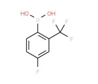 4-Fluoro-2-(trifluoromethyl)phenylboronic acid (CAS 182344-16-7) - chemical structure image
