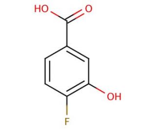 4-Fluoro-3-hydroxybenzoic acid (CAS 51446-31-2) - chemical structure image