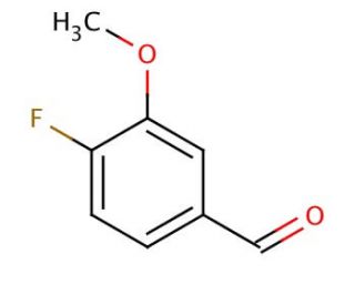 4-Fluoro-3-methoxybenzaldehyde (CAS 128495-46-5) - chemical structure image