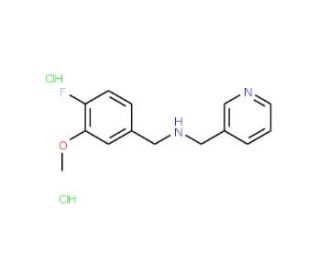 (4-Fluoro-3-methoxybenzyl)-(pyridin-3-ylmethyl)amine dihydrochloride - chemical structure image