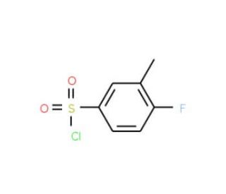 4-Fluoro-3-methyl-benzenesulfonyl chloride (CAS 629672-19-1) - chemical structure image