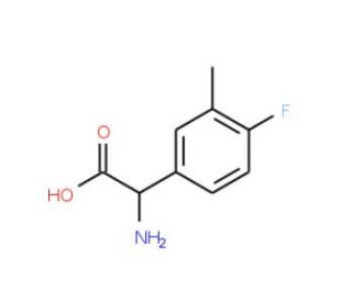 4-Fluoro-3-methyl-DL-phenylglycine - chemical structure image