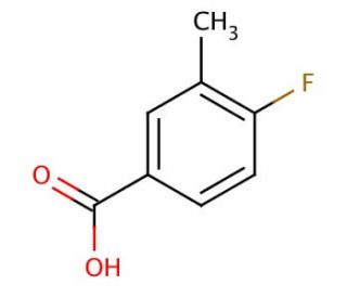 4-Fluoro-3-methylbenzoic acid (CAS 403-15-6) - chemical structure image