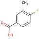 4-Fluoro-3-methylbenzoic acid (CAS 403-15-6) - chemical structure image
