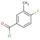 4-Fluoro-3-methylbenzoyl chloride (CAS 455-84-5) - chemical structure image