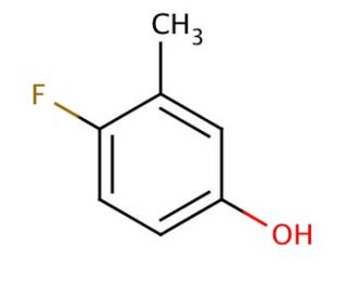 4-Fluoro-3-methylphenol (CAS 452-70-0) - chemical structure image