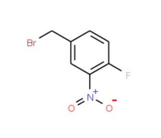 4-Fluoro-3-nitrobenzyl bromide (CAS 15017-52-4) - chemical structure image