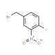 4-Fluoro-3-nitrobenzyl bromide (CAS 15017-52-4) - chemical structure image