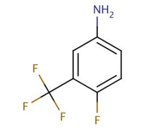 4-Fluoro-3-(trifluoromethyl)aniline (CAS 2357-47-3) - chemical structure image