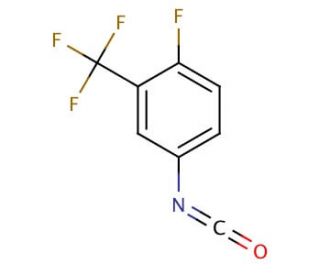 4-Fluoro-3-(trifluoromethyl)phenyl isocyanate (CAS 139057-86-6) - chemical structure image