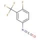 4-Fluoro-3-(trifluoromethyl)phenyl isocyanate (CAS 139057-86-6) - chemical structure image