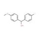 4-Fluoro-4′-methoxybenzhydrol (CAS 1426-55-7) - chemical structure image