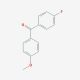 4-fluoro-4′-methoxybenzophenone (CAS 345-89-1) - chemical structure image